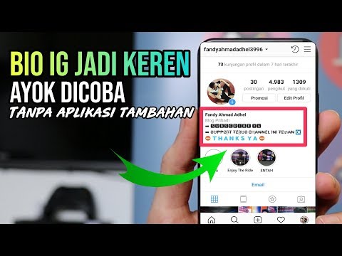 Cara Ubah Font Tulisan Bio Instagram Menjadi Keren ! Trick Instagram