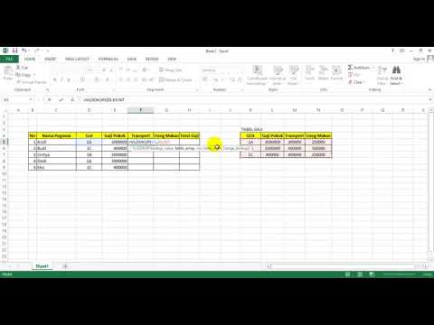 Tutorial Penggunaan Rumus VlookUp Pada Ms  Excel Terbaru