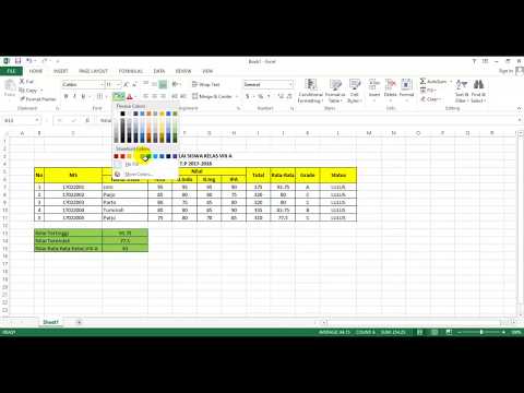 Cara Menggunakan Rumus SUM, AVERAGE, IF, MAX dan MIN Pada Ms  Excel Terbaru