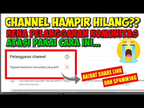 CARA BANDING YANG BENAR ATASI TEGURAN KOMUNITAS YOUTUBE (Cara Lain mengajukan banding) Terbaru