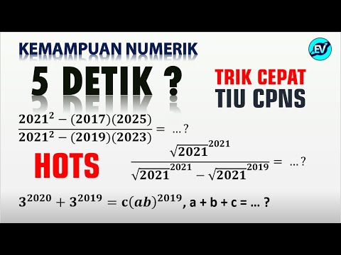 TRIK CEPAT JAWAB TIU CPNS 2021 – KEMAMPUAN NUMERIK AKAR DAN PANGKAT [#82]