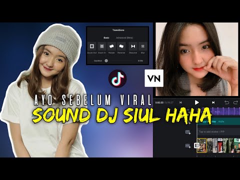 Rumus Edit Foto Jadi Video Transisi TikTok Lagu DJ Siul Viral