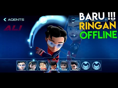 BARU ! Game OFFLINE dari kartun Viral Indonesia ! | Ejen Ali Agents Arena