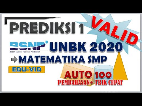 PREDIKSI UNBK SMP 2020 MATEMATIKA [Soal Dan Pembahasannya Lengkap ...