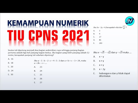 TRIK MUDAH TIU CPNS 2021 – KEMAMPUAN NUMERIK [#89]