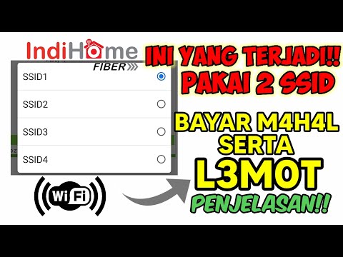 WAJIB TAU.!! R3SIK0 MENGAKTIFKAN 2 SSID WiFi INDIHOME ZTE F609 Terbaru