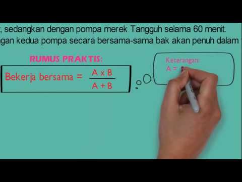 RUMUS CEPAT Menghitung Perbandingan Bekerja Bersama (Soal 1)