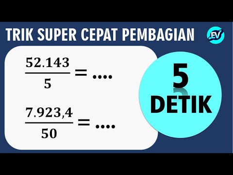 TRIK SUPER CEPAT PEMBAGIAN 5 DETIK