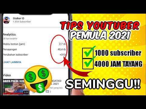 CARA CEPAT TEMBUS 1000 SUBSCRIBER PERTAMA ‼️(AMAN MONETISASI) Terbaru