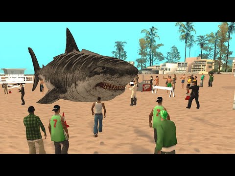 Lokasi Hiu Di GTA San Andreas ! Pernahkah Kalian Menemukannya ? #Shorts