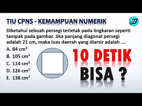 TRIK CEPAT TIU CPNS 2021 – KEMAMPUAN NUMERIK BANGUN DATAR [#86]