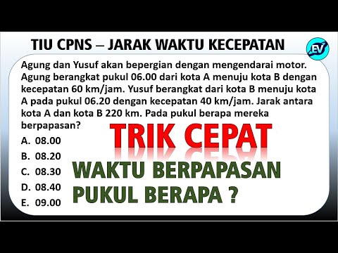 Rumus Cepat Waktu Berpapasan – Persiapan CPNS 2021 [#11]