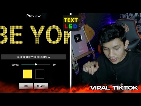 Cara Bikin Tulisan Berjalan Viral Tiktok