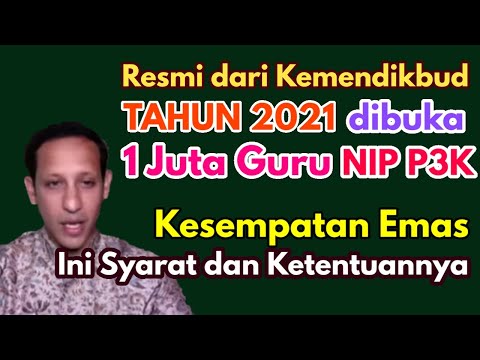 Kemendikbud Buka 1 Juta Guru PPPK 2021, Ini Syarat dan Ketentuannya