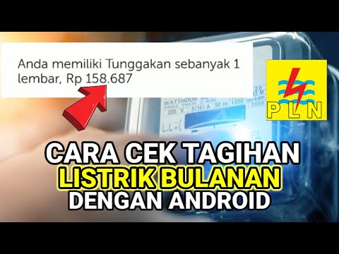 CARA CEK TAGIHAN LISTRIK SECARA ONLINE LEWAT ANDROID #plnmobile Terbaru