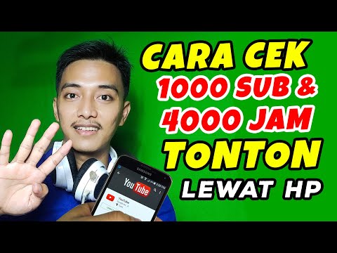 cara cek 4000 jam tayang cara cek 4000 jam tonton youtube ~ Dunia Bang Joe