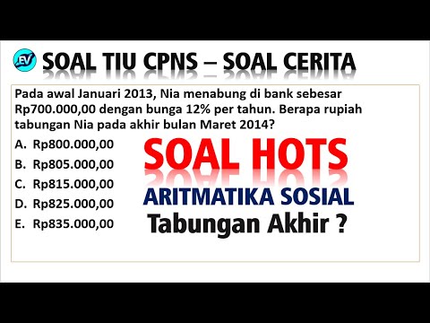 Pembahasan Soal HOTS TIU CPNS 2021 – Soal Cerita Aritmatika Sosial [#59]