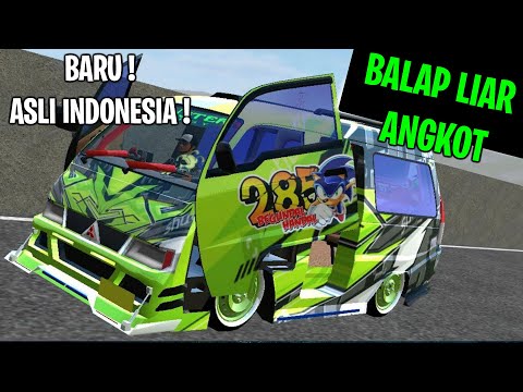 BARU Asli Indonesia ! Game Balap Liar Angkot / Drag Angkot ! Kocak parah !