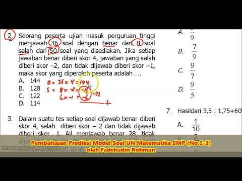 Soal Bilangan Bulat (No.1-3) – Pembahasan Soal Matematika SMP/MTs