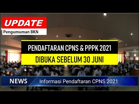 UPDATE BKN: Pendaftaran CPNS & PPPK Dibuka Sebelum 30 Juni 2021