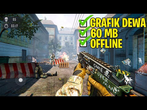 60Mb Grafik DEWA ! Game OFFLINE Terbaik Di Android (Game FPS Terbaik) !