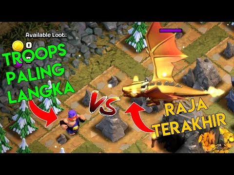 Troops Paling Langka COC Vs Raja Terakhir COC – El Primo Vs Giant Gold Dragon