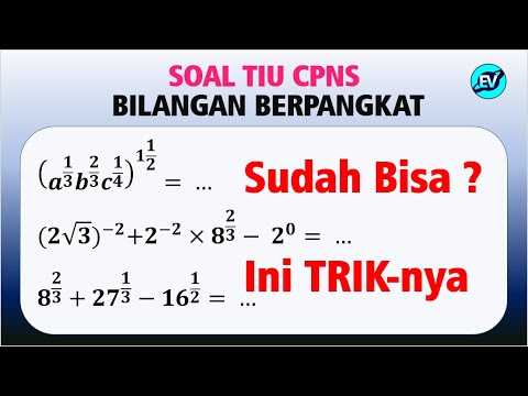 Pembahasan Soal TIU CPNS 2021 – Hitung Cepat Bilangan Berpangkat [#60]