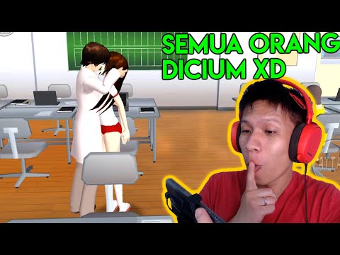 CARA CIUM SEMUA ORANG DI GAME SAKURA SCHOOL SIMULATOR !