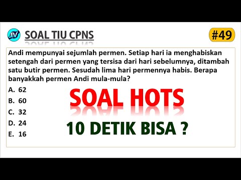 Pembahasan Soal HOTS TIU CPNS 2021 – Soal Cerita Aljabar [#49]