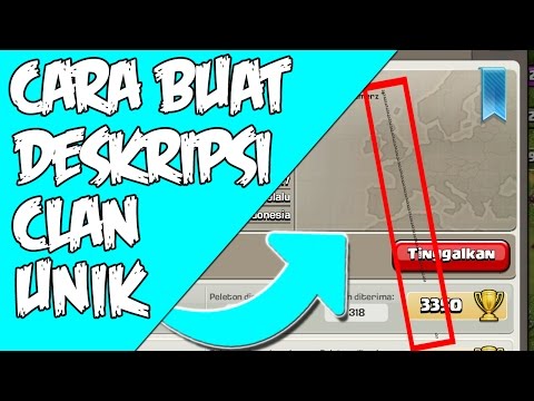 MEMBONGKAR MISTERI COC #6 – Cara Buat Garis Memanjang Ke bawah di Deskripsi Clan Unik