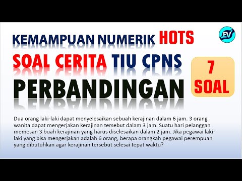 PEMBAHASAN TIU CPNS 2021 – SOAL CERITA PERBANDINGAN [#83]