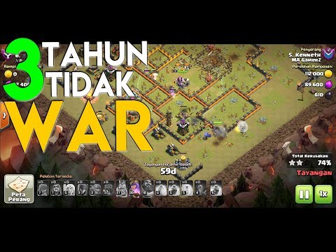 Dapat Apa 3 Tahun Tidak ikut war !? – Clash Of Clans Indonesia