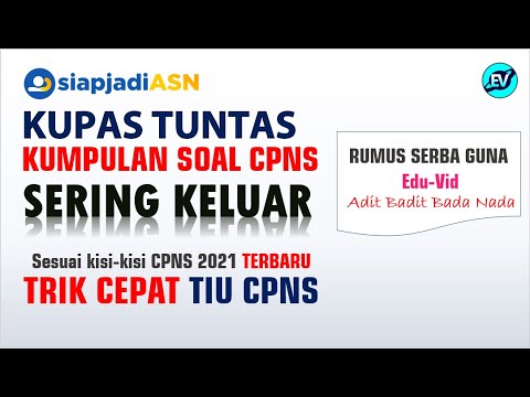 KUMPULAN TRIK CEPAT TIU CPNS – Pembahasan Tryout dari Website siapjadiASN