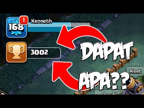 Dapat Apa Di 3000 Piala / Trophy COC Dunia Malam? – Clash Of CLans Indonesia