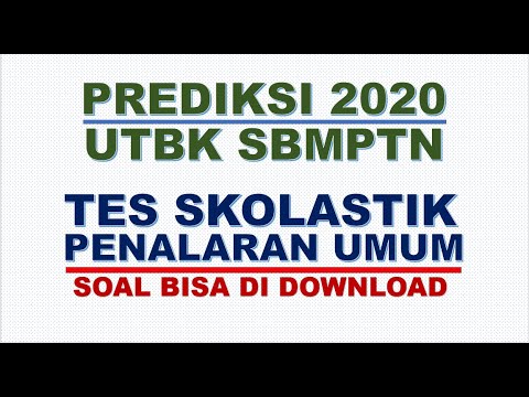 PREDIKSI TPS UTBK 2020 – PENALARAN UMUM