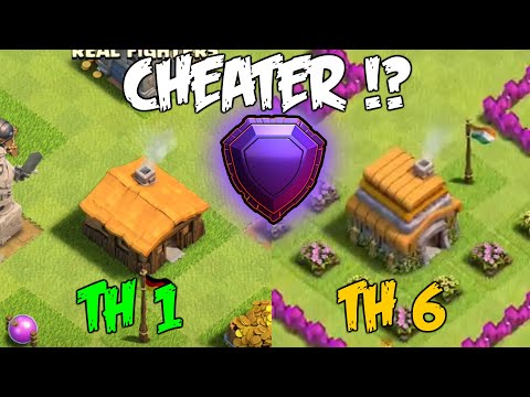 CHEATER COC 2020 !? TH 1, TH 6 Legend – Clash Of Clans Indonesia