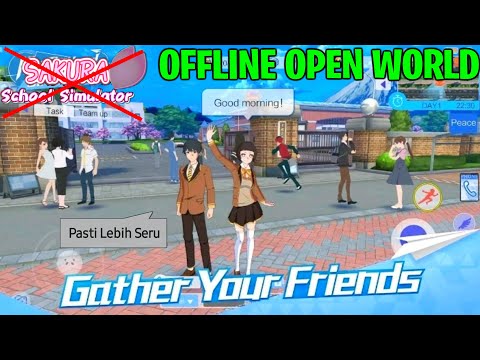 Game Open World OFFLINE Anime Terbaik Di Android ! Sakura School Simulator Lewat !