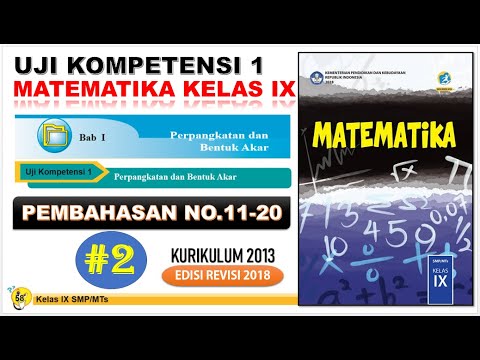 Uji Kompetensi 1 Matematika Kelas 9 (IX) BAB 1 PERPANGKATAN DAN BENTUK AKAR [#2]