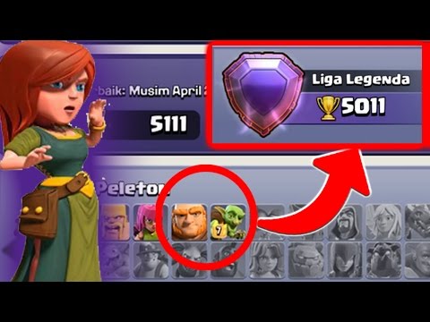 AKUN COC DEWA ASLI – Hanya Pake Goblin Ke Liga Legenda –  Clash Of CLans Indonesia – MISTERI COC