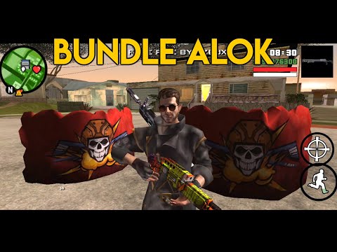 GTA SA LITE FREE FIRE MOD ! BUNDLE ALOK, GLOO WALL, SKIN SENJATA DAN BANYAK LAGI !