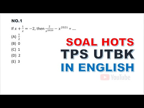 TPS UTBK 2021 Pengetahuan Kuantitatif In English [1]