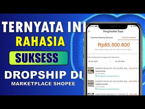 🔴 RAHASIA SUKSESS DROPSHIP DI MARKETPLACE SHOPEE – CARA RISET PRODUK TERLARIS DI SHOPEE