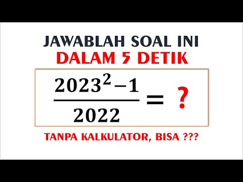 TRIK CEPAT Menjawab Soal Matematika dalam 5 Detik Tanpa Kalkulator