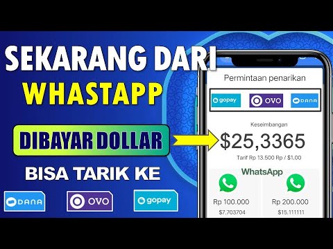 🔴 VIRAL ! CARA MENDAPATKAN UANG DARI APLIKASI WHASTAPP 2021