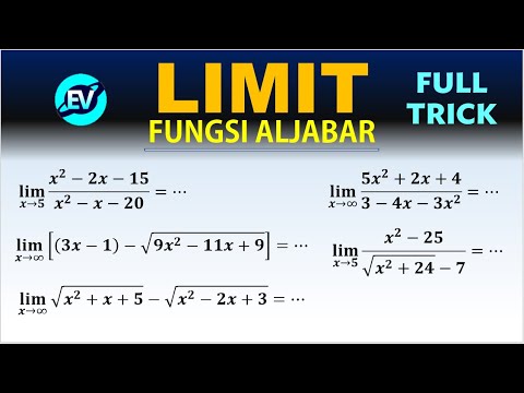 Limit Fungsi Aljabar – TRIK CEPAT