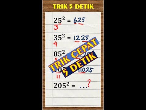 Trik Hitung Cepat 5 Detik – Kuadrat dengan Satuan 5