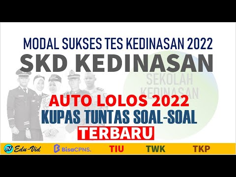 Soal Tes SKD KEDINASAN 2022 – Pembahasan Soal Try Out dari BisaCPNS