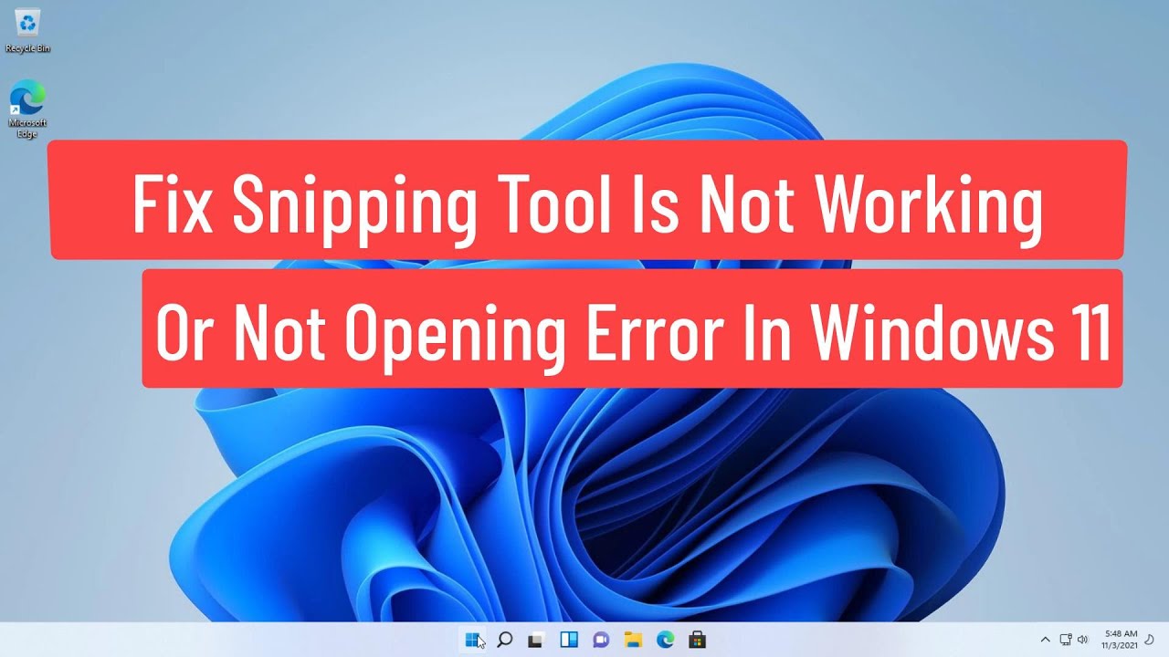 Cara Mengatasi Snipping Tool Tidak Berfungsi